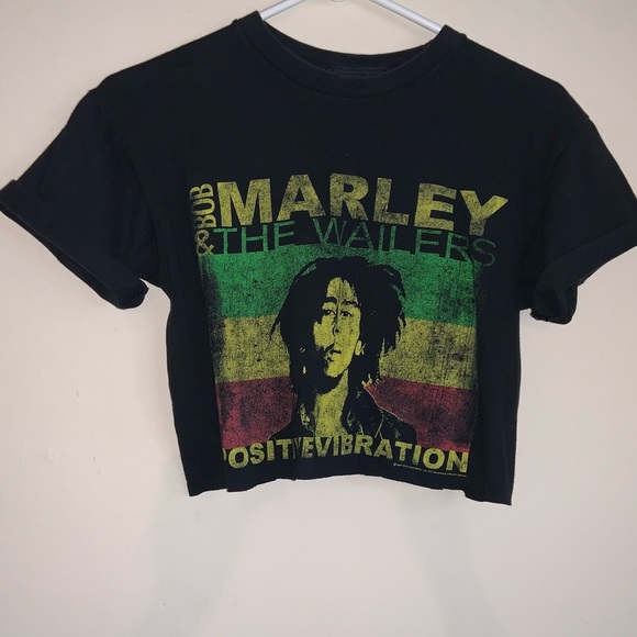 Bob 🚫SOLD🚫 Marley & the Wailers Cropped Tee - Picture 2 of 5